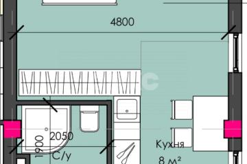 Фото №2: 1-комнатная квартира 37 м² - Симферополь, р. Центральный, ул. Батурина, 13