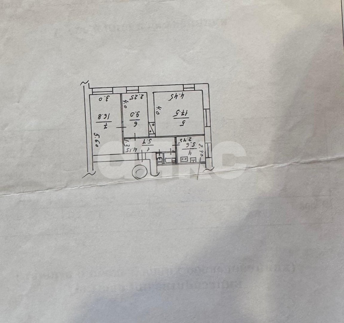 Фото №23: 3-комнатная квартира 56 м² - Симферополь, Железнодорожный, мкр. 831-й квартал, ул. Хацко, 17