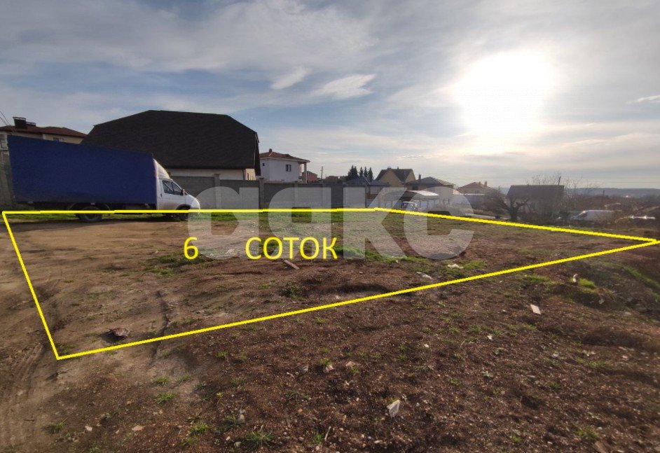 Фото №1: Участок садоводство 6 сот. - Молодёжное, мкр. Давидовка, ул. Калиновая, 16