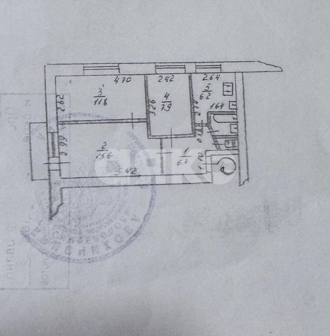 Фото №23: 3-комнатная квартира 51 м² - Симферополь, р. Центральный, ул. Баррикадная, 70А