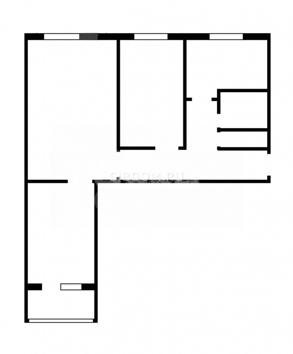 Фото №17: 3-комнатная квартира 61 м² - Симферополь, Железнодорожный, мкр. 429-й квартал, ул. Киевская, 126