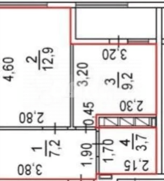 Фото №12: 1-комнатная квартира 35 м² - Симферополь, Киевский, Крымская Роза, мкр. жилой комплекс Тюльпаны, пр-кт Александра Суворова, 107