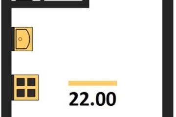 Фото №1: Студия 22 м² - Краснодар, мкр. Прикубанский внутригородской округ, 