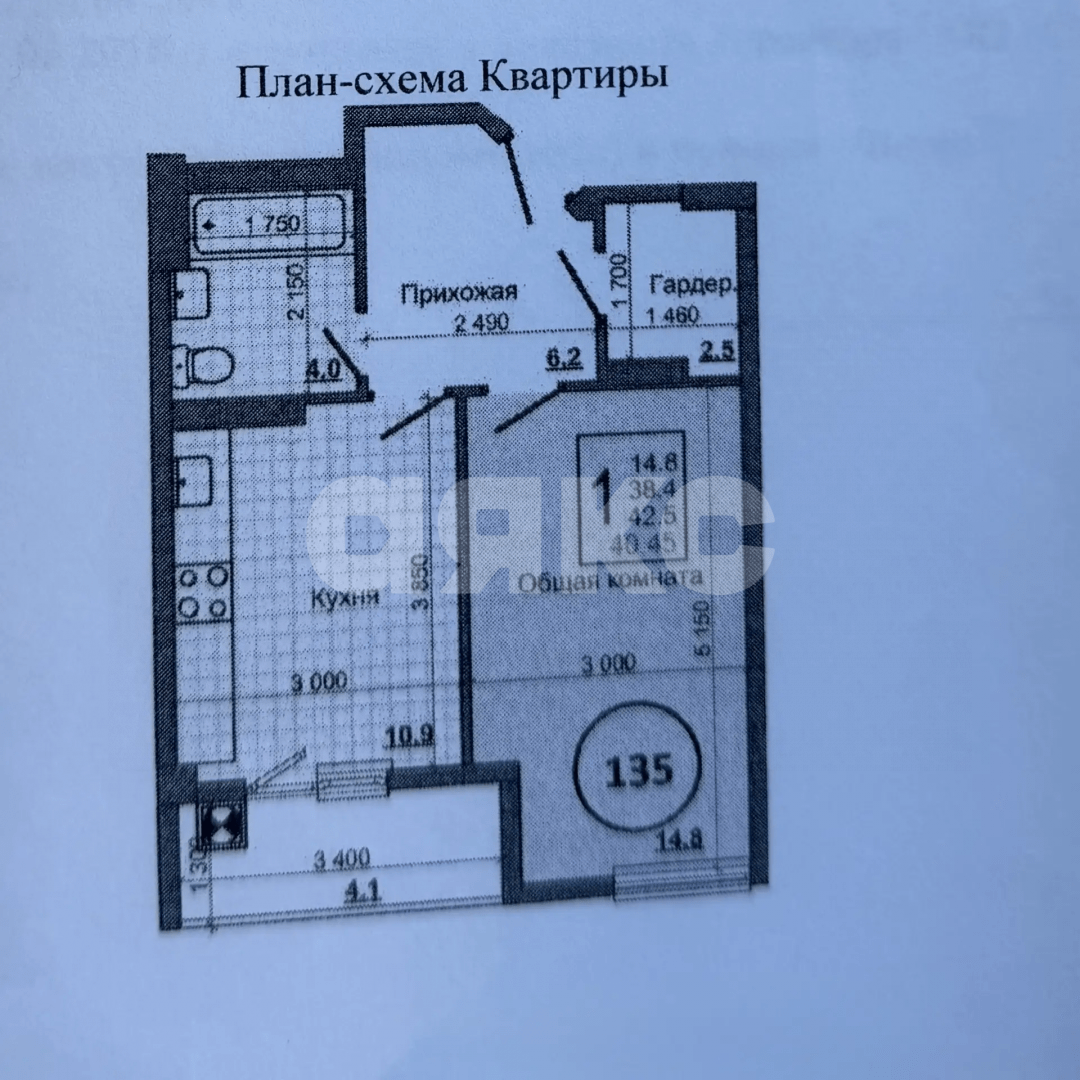 Фото №25: 1-комнатная квартира 38 м² - Белоглинка, мкр. жилой комплекс Грэсовский, ул. Парковая, 2к1